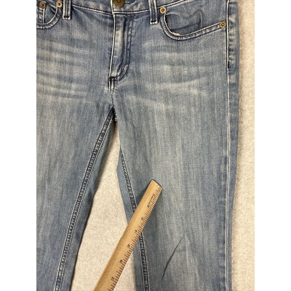 Marc Jacobs Women’s Sz 28 Angela 001 Low Rise Bootcut Stretch Denim Jeans Blue - Picture 4 of 13